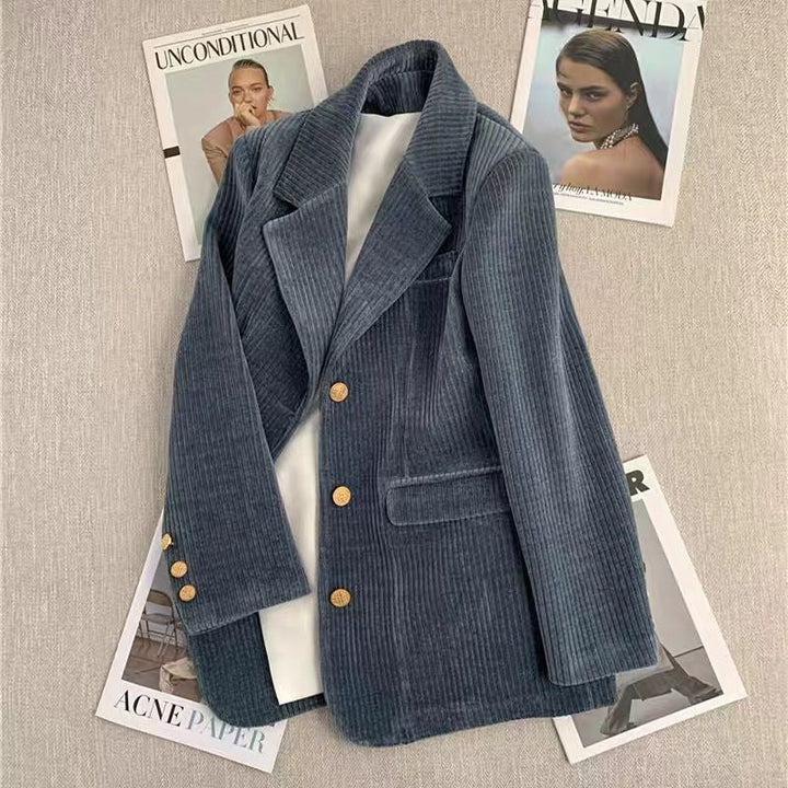 Blazer en corde à la mode pour femmes dans une coupe décontractée Chic & Stil