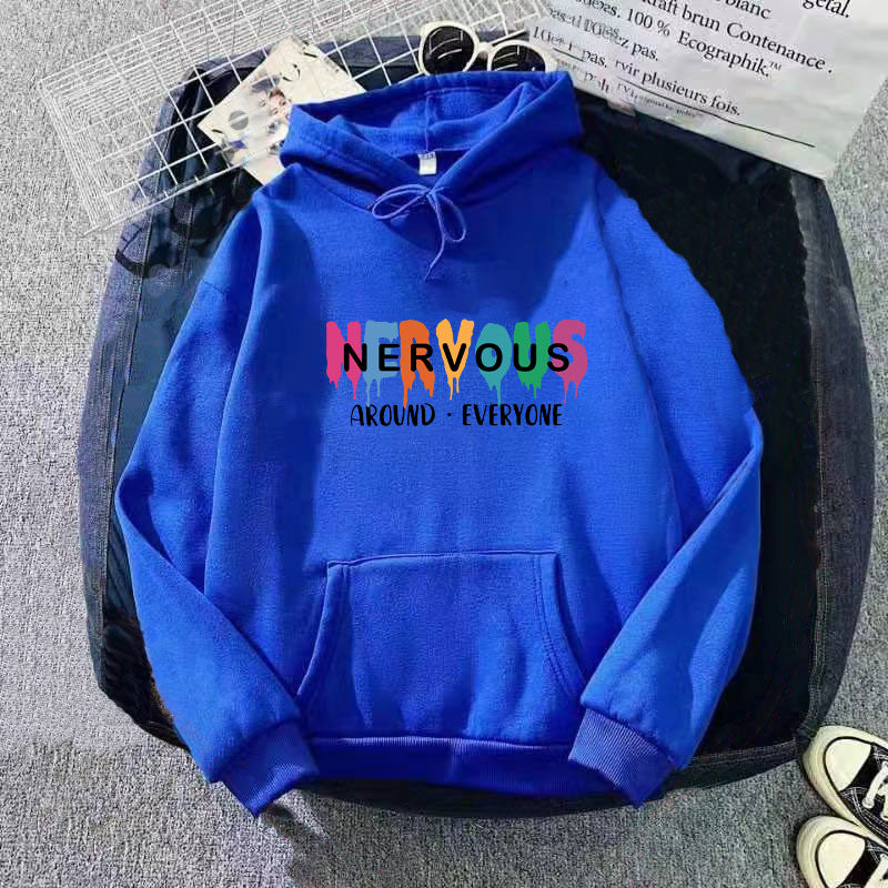 Women's hoodie with creative lettering Chic & Style