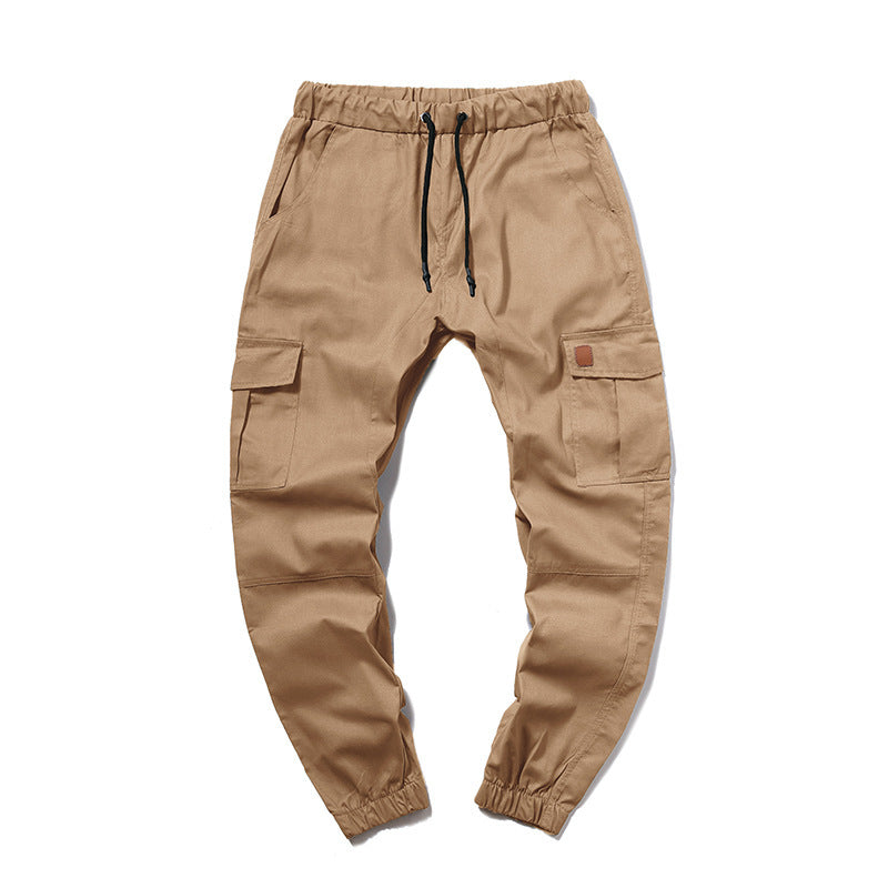 Men's cargo pants with elastic waist and practical side pockets Lune London