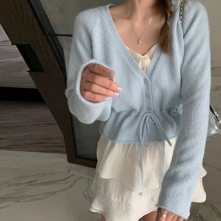 Gilet pour femme avec design ajusté et ceinture à nouer Chic & Stil