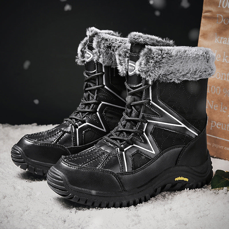 Women's waterproof winter boots with insulated lining and non-slip sole Lune London