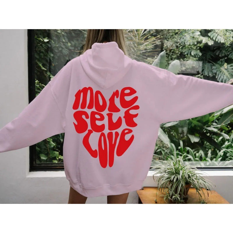 Women's hoodie with eye-catching print and oversized fit Lune London