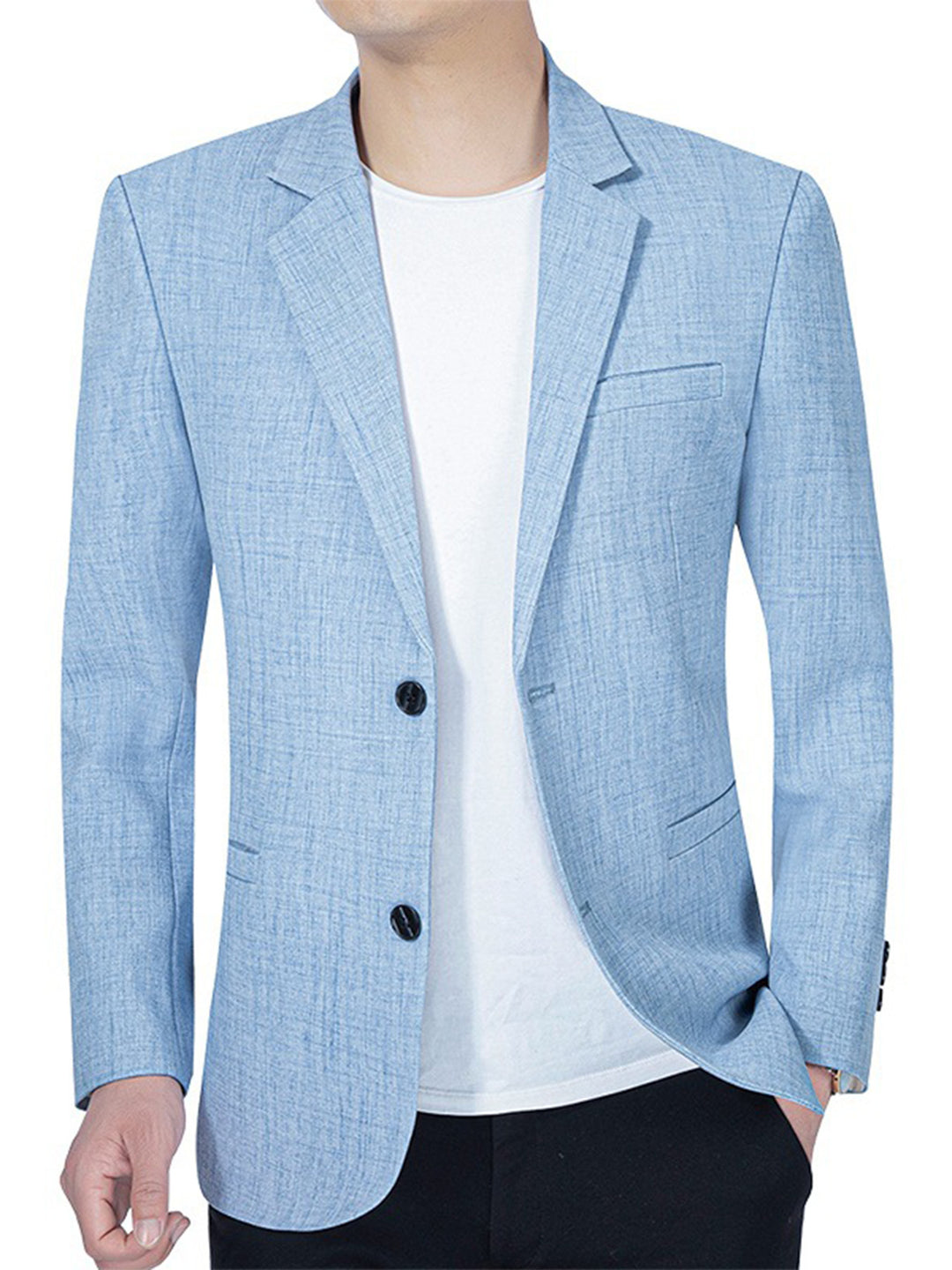Elegant men's jacket in lightweight blend Lune London