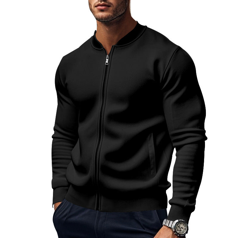 Men's Sporty Bomber Jacket with High Collar Lune London