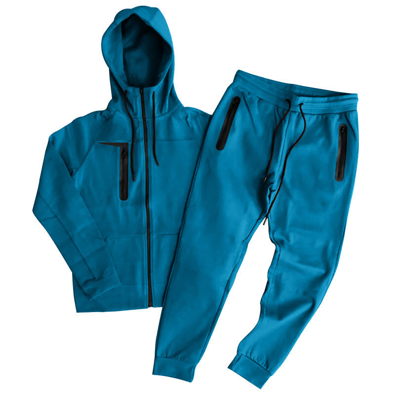 Complete sports outfit for men with hood and zippered pockets Lune London