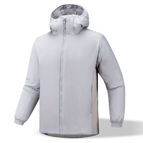 Insulated functional jacket for men with ergonomic cut and versatile hood Amarae
