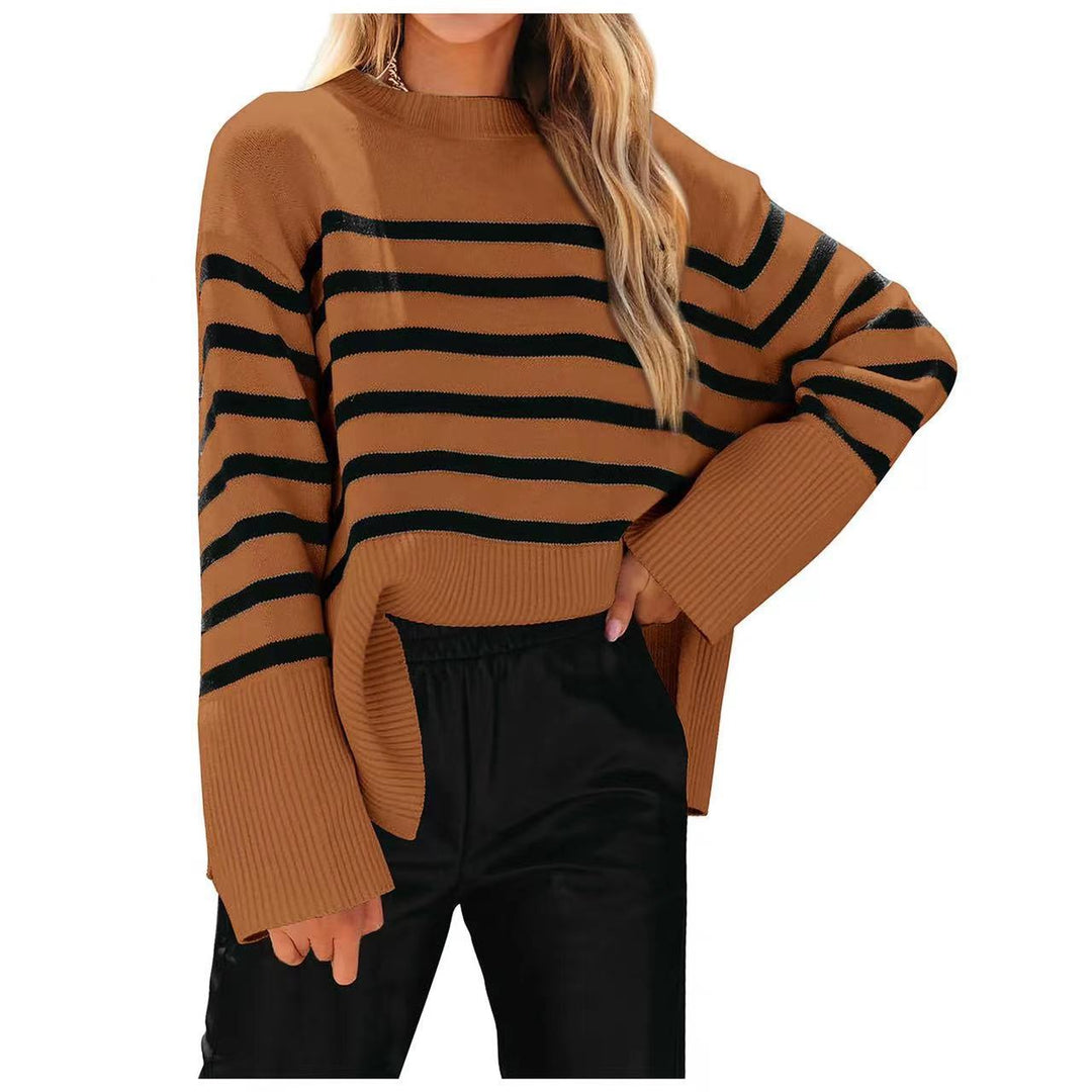 Lune London striped oversized sweater for women