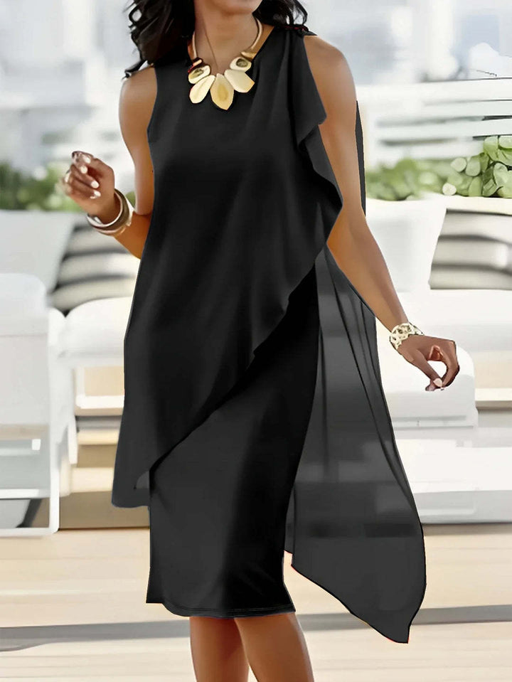 Asymmetrical maxi dress Damen Lune London