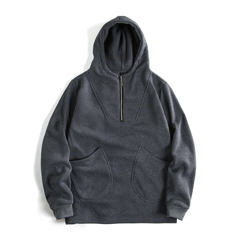 Men's hoodie with innovative zipper and comfortable fit Lune London