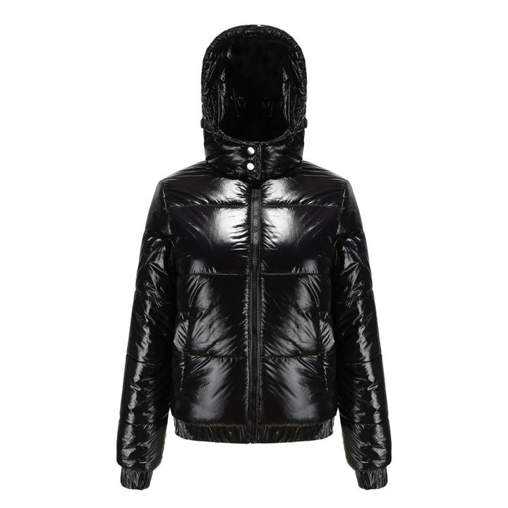 Ladies winter coat shiny Amarae