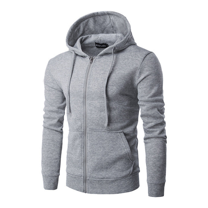 Ladies zip-up sweatshirt with full zipper and kangaroo pocket Lune London