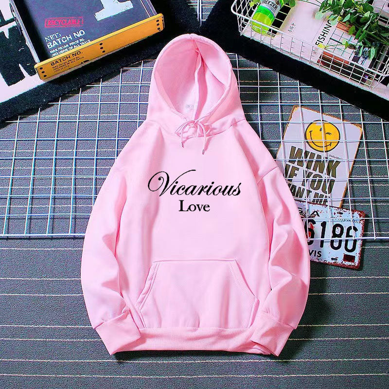 Women's hoodie with artistic lettering Chic & Stil