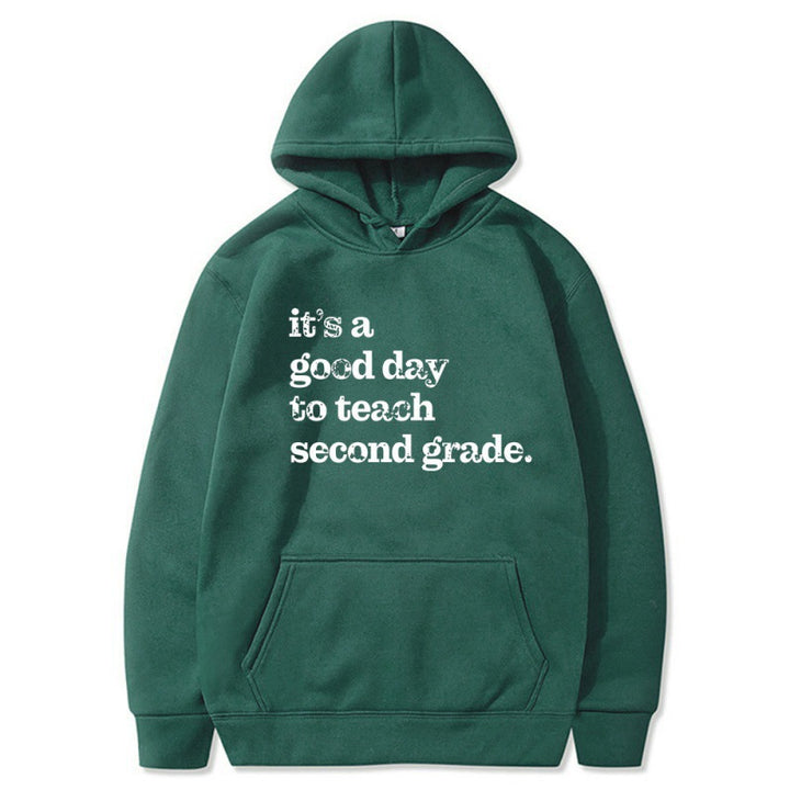 Women's hoodie with inspiring teacher quote and comfortable fit Lune London