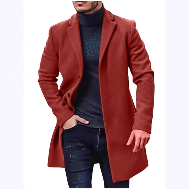 Elegant wool coat for men in slim fit Amarae