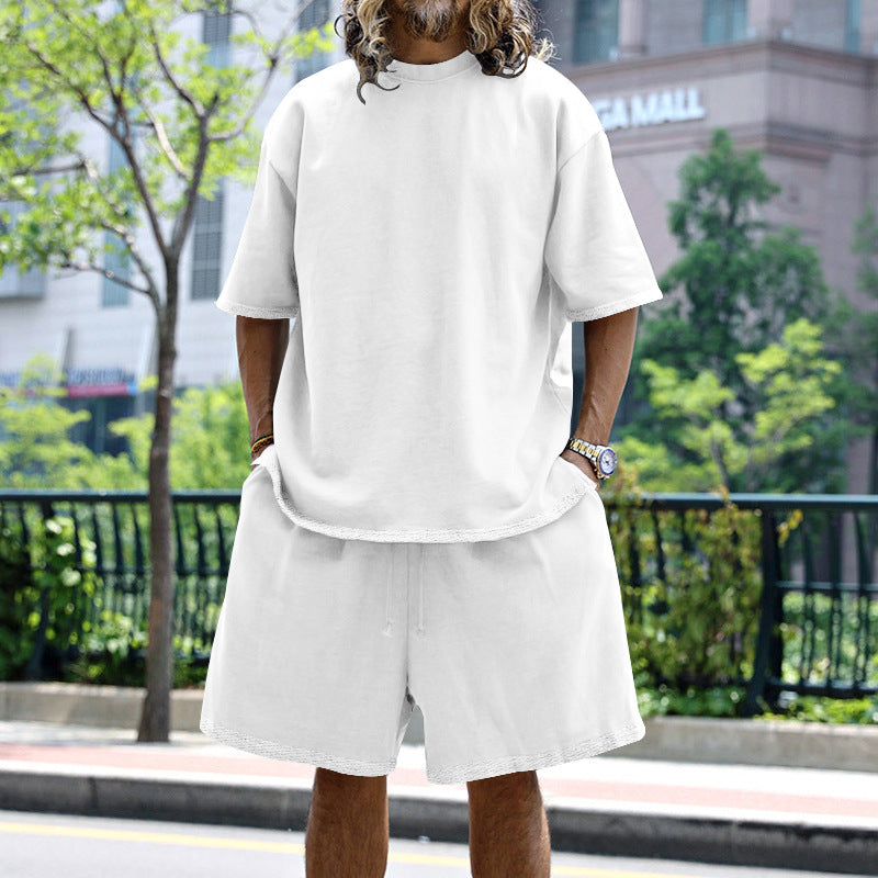 Casual short sleeve t-shirt set for men and shorts Lune London