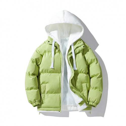 Elegant women's padded down jacket with removable hood Amarae