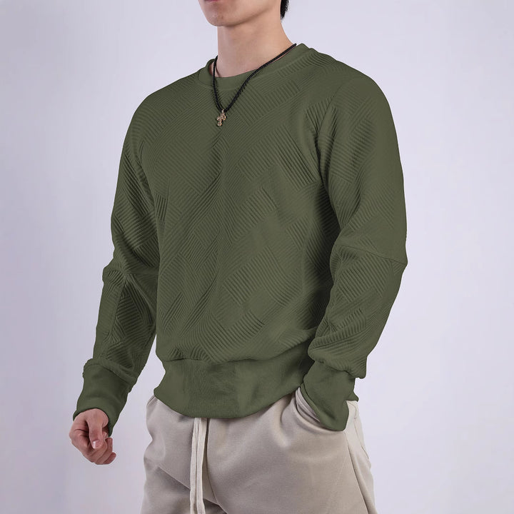 Sweatshirt for women with a trendy textured design and a high-quality cotton blend Lune London