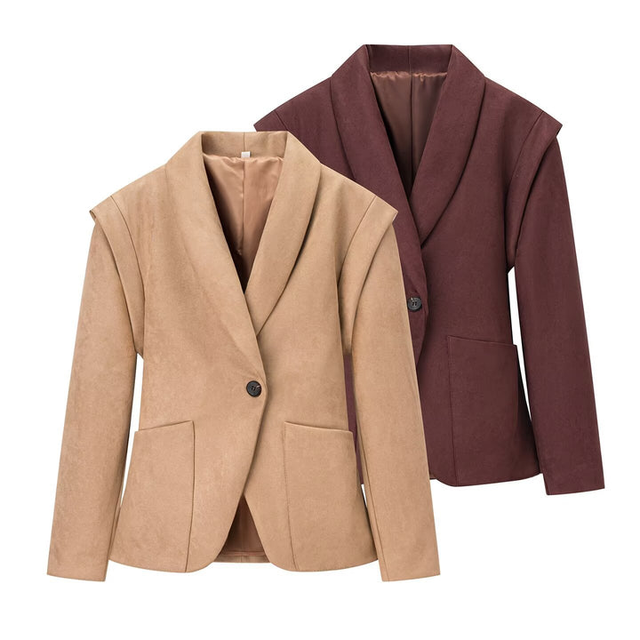 Elegant blazer jacket for women with chic collar Lune London