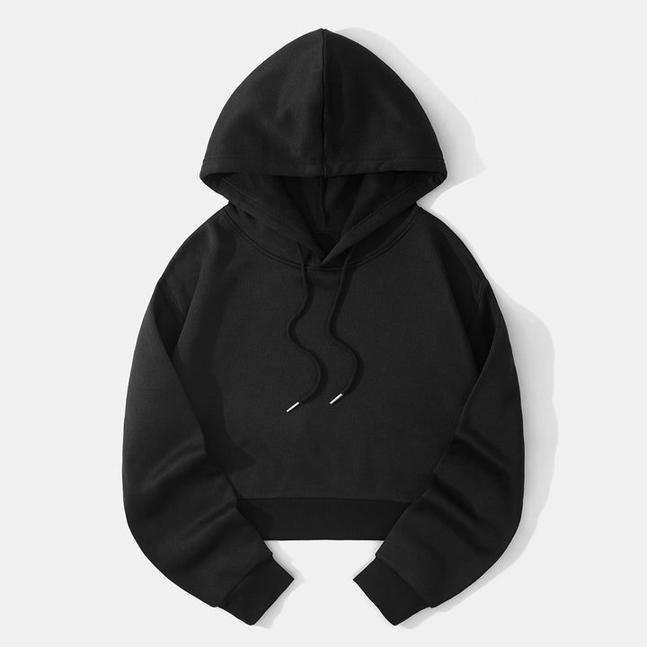 Amarae Casual Cropped Hoodie for Women