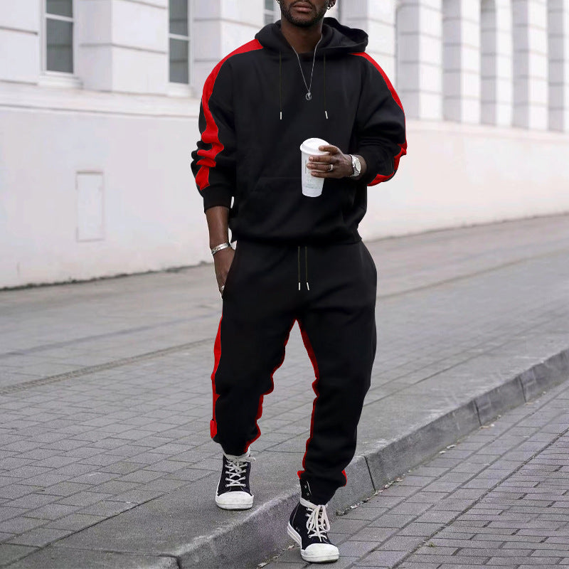 Men's sporty jogging jacket with contrasting side elements Lune London