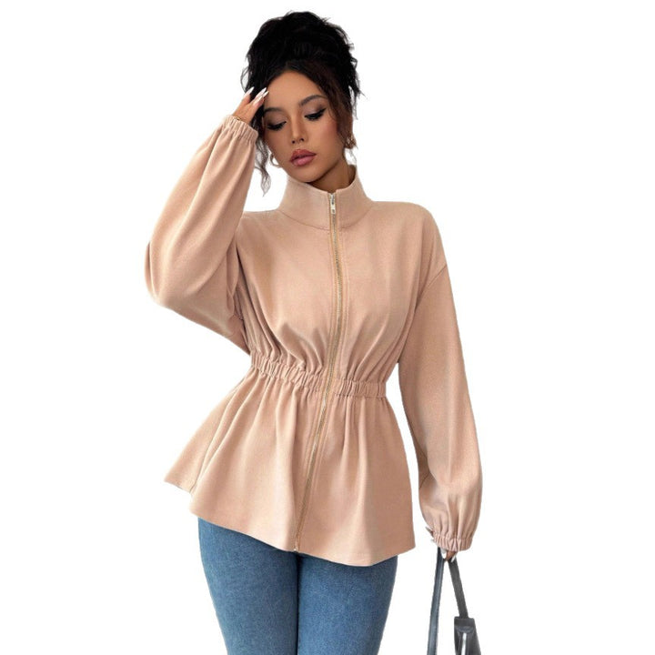 Trendy blouson jacket for women with fitted design Lune London