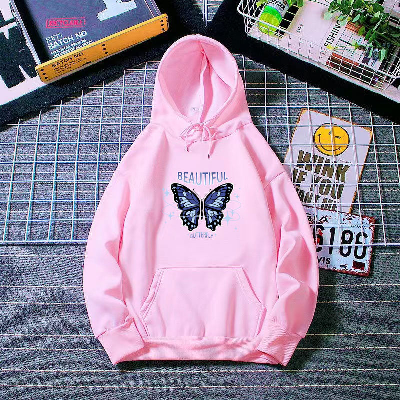 Women's hoodie with creative butterfly design Chic & Style