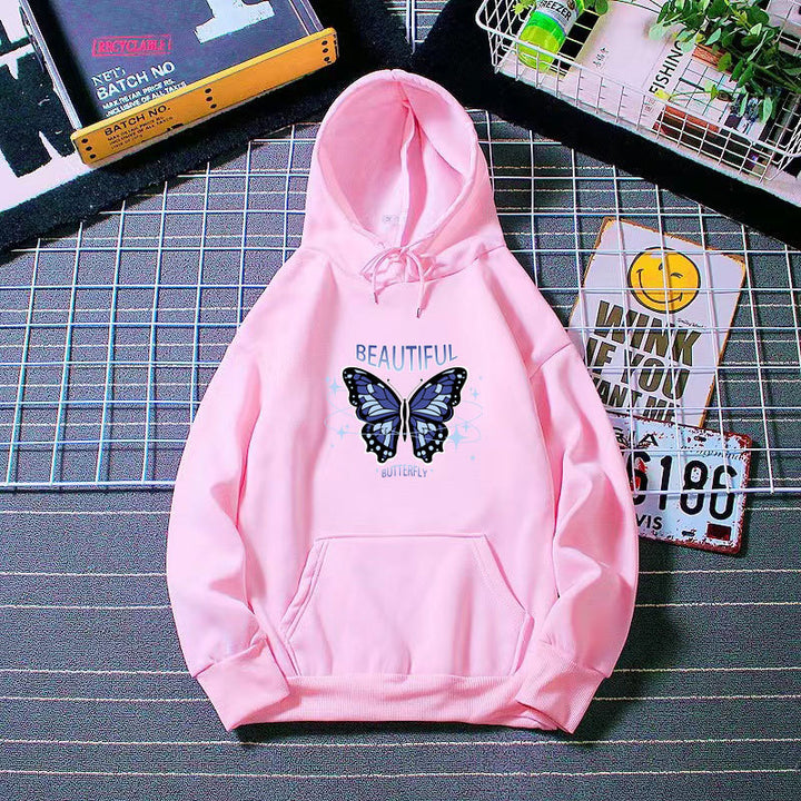 Women's hoodie with creative butterfly design Chic & Style