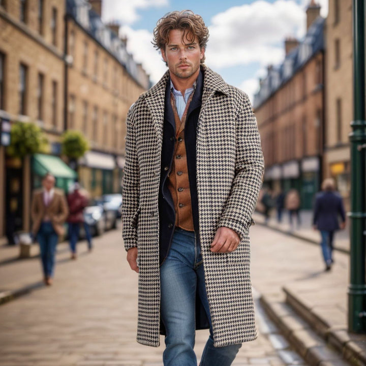 Classic wool coat for men Lune London