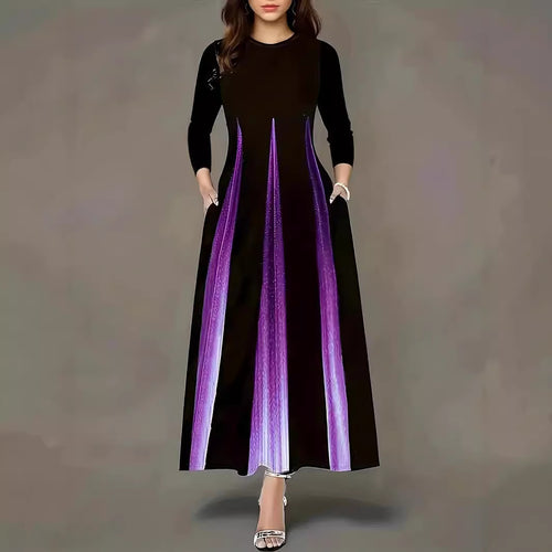 Maxi dress for women with side inserts and practical pockets Amarae