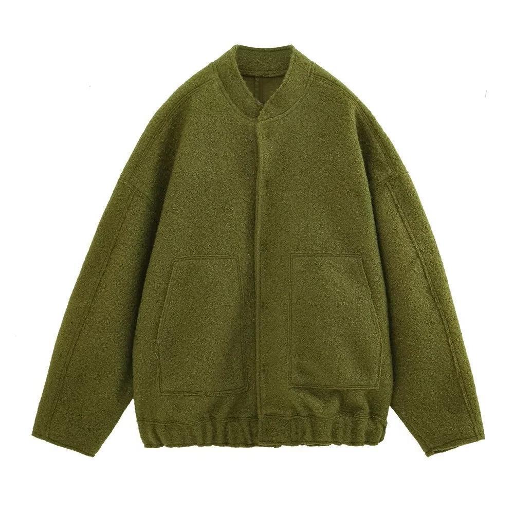 Casual oversized women's jacket with practical pockets Lune London