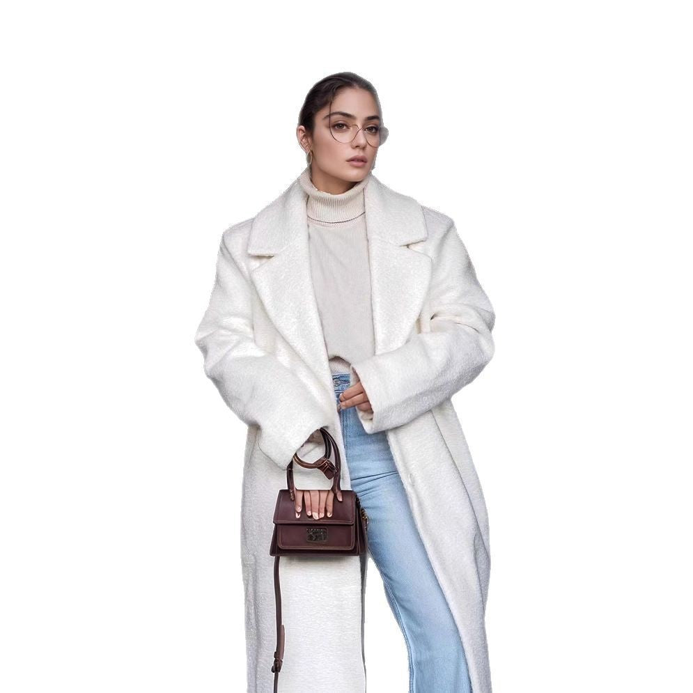 Oversized plush coat for women Lune London