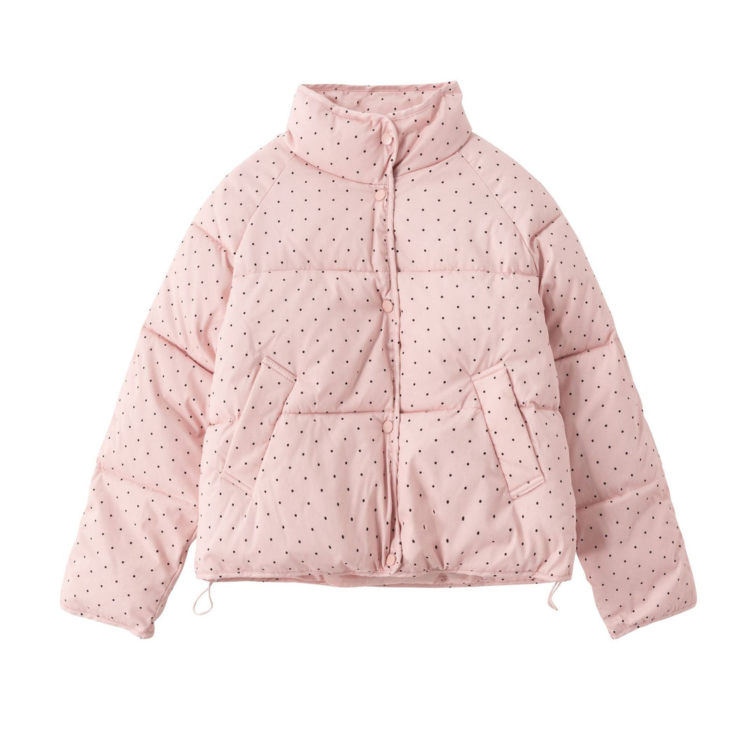 Elegant and modern women's down jacket with high pockets Lune London