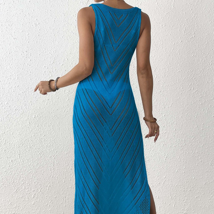 Ladies Light Chic Maxi Knit Dress