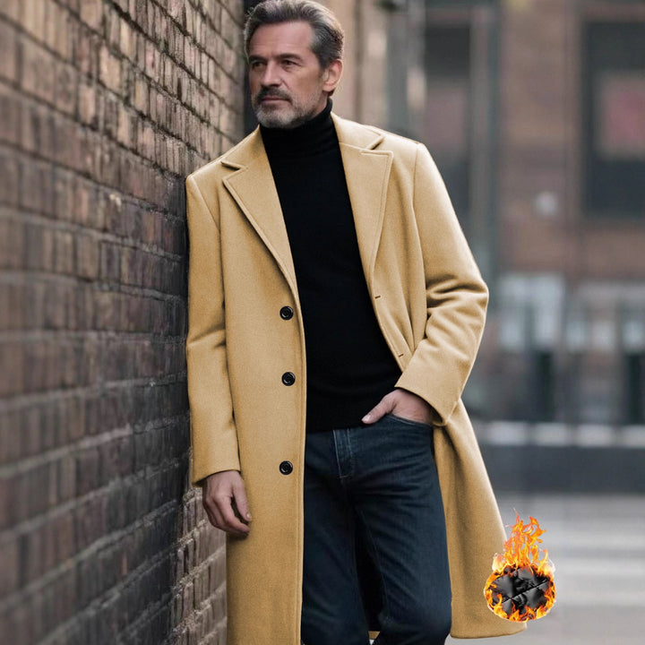 Elegant wool coat for men Lune London