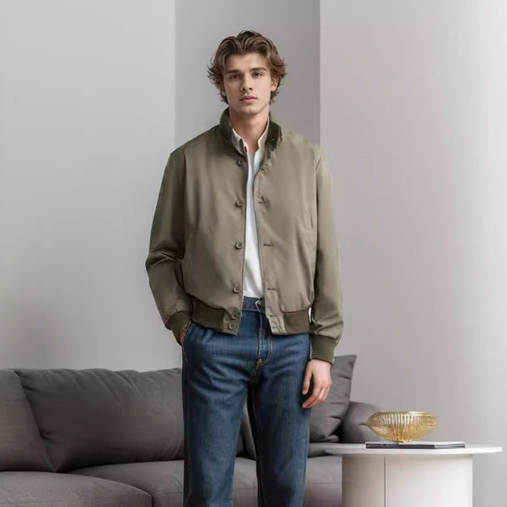 Men's sporty transition jacket with zip Lune London