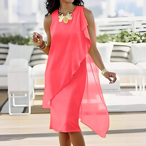 Asymmetrical maxi dress Damen Amarae