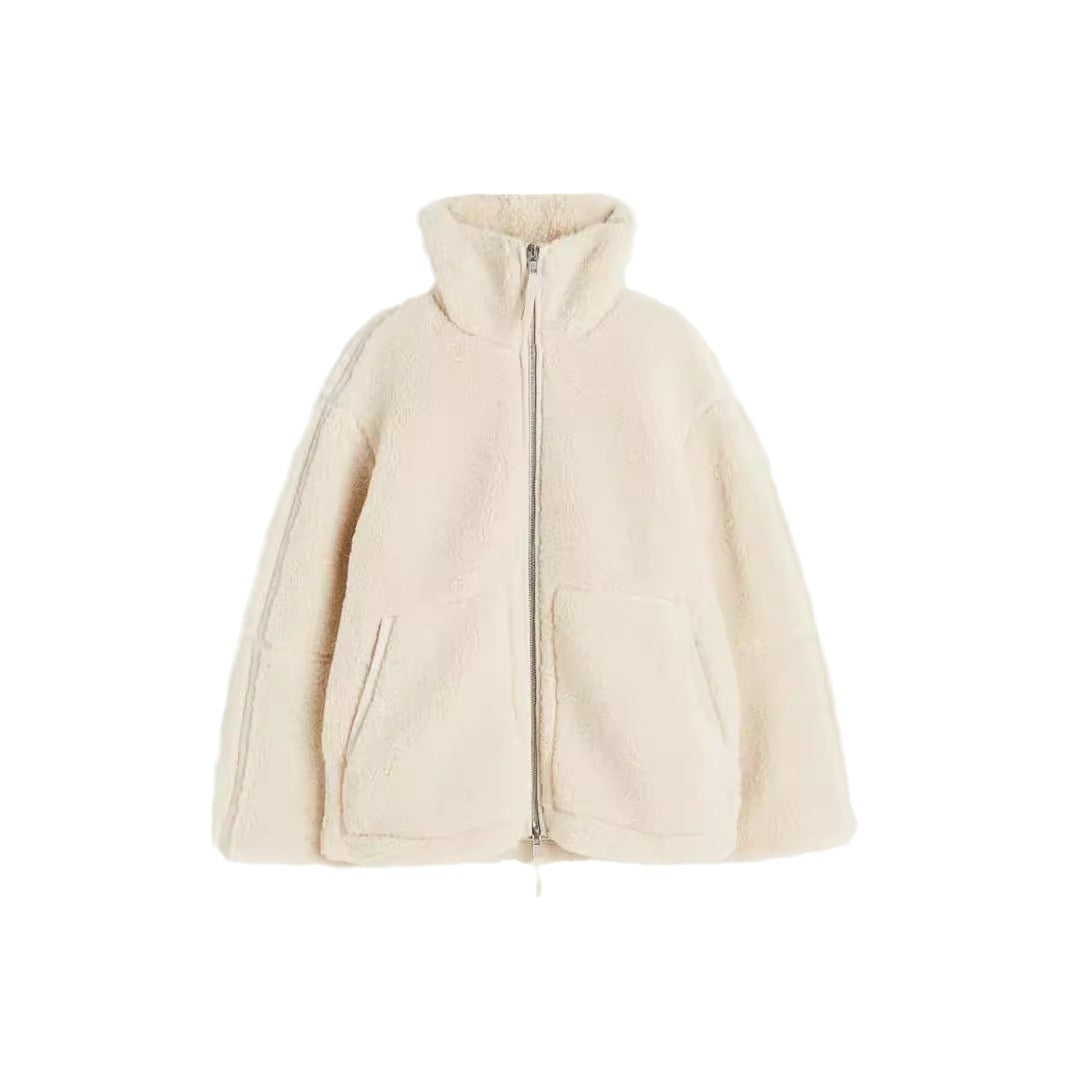 Ladies chic and stylish cuddly jacket