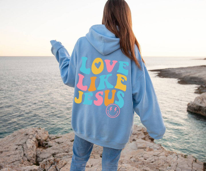 Women's Oversized Hoodie with Colorful Print Chic & Stil