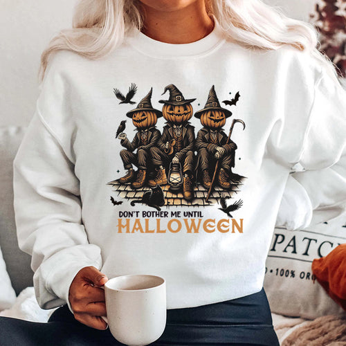 Sweat-shirt pour femmes avec motif d'Halloween saisonnier et coupe confortable Chic & Stil