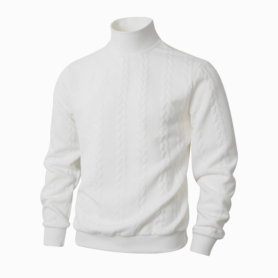 Structured high-neck sweater for men Lune London