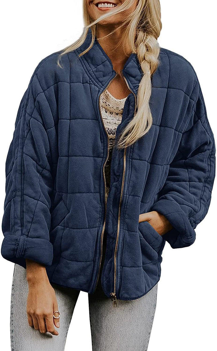 Ladies plus size quilted jacket Lune London