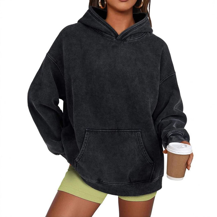 Lune London Cozy Oversized Sweater for Women with a Practical Kangaroo Pocket