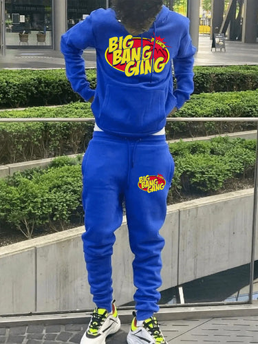 Women's hoodie and jogging set with striking logo print Amarae