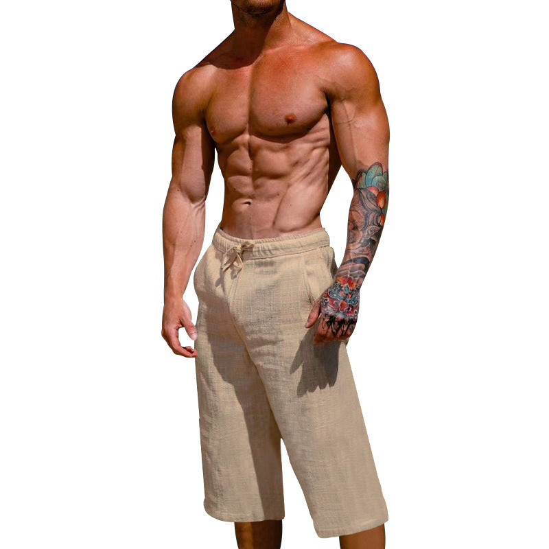 Comfortable active shorts for men with elastic waistband and side pockets Lune London