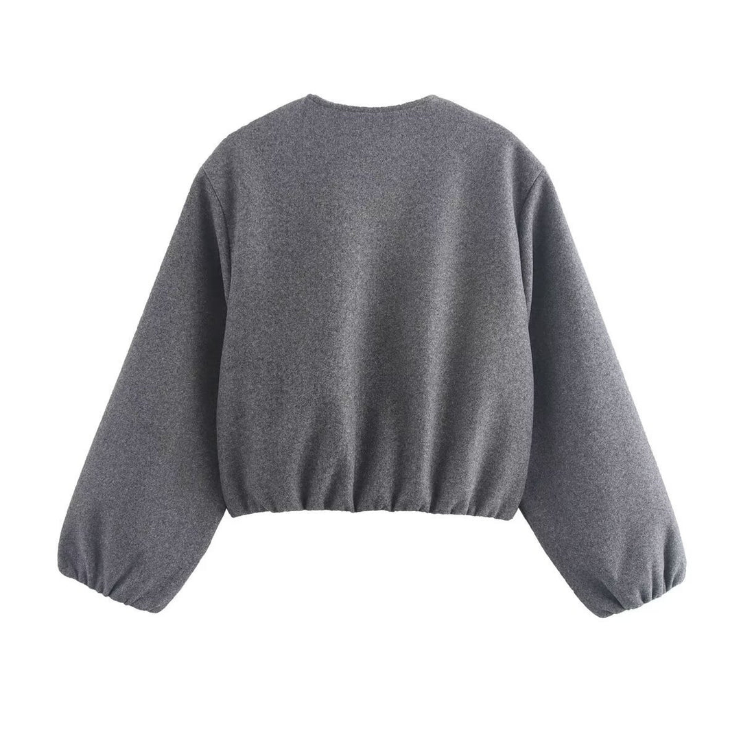 Veste bomber élégante pour femmes avec coupe décontractée et fermeture éclair