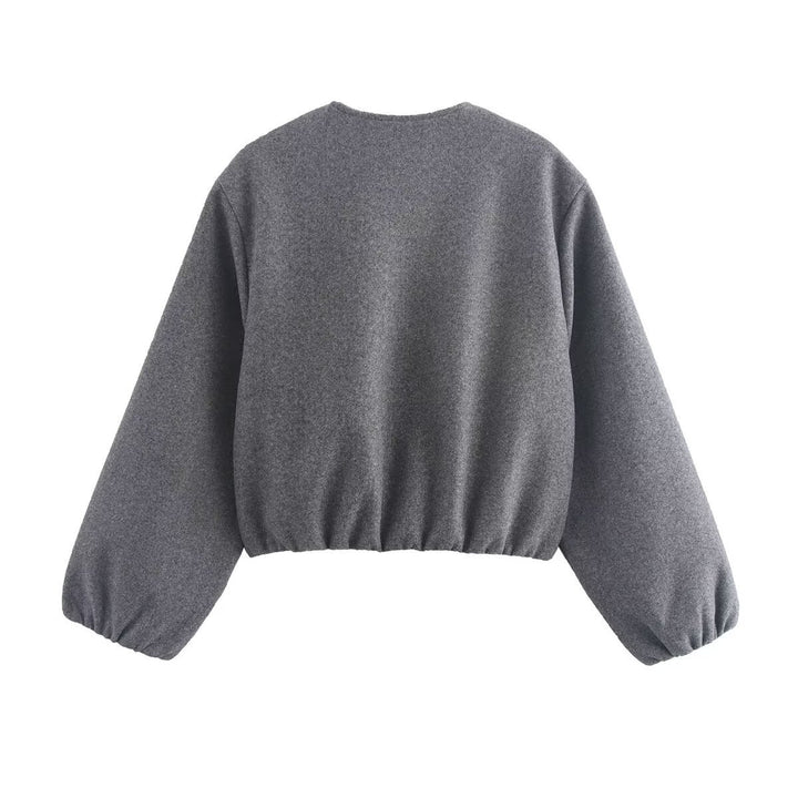 Veste bomber élégante pour femmes avec coupe décontractée et fermeture éclair