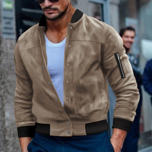 Men's bomber jacket with practical zip pockets Amarae
