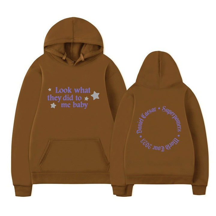 Women's hooded sweatshirt with creative slogan and unique design Chic & Stil