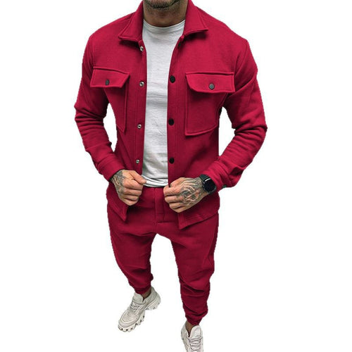 Modern leisure suit for men with practical pockets Amarae