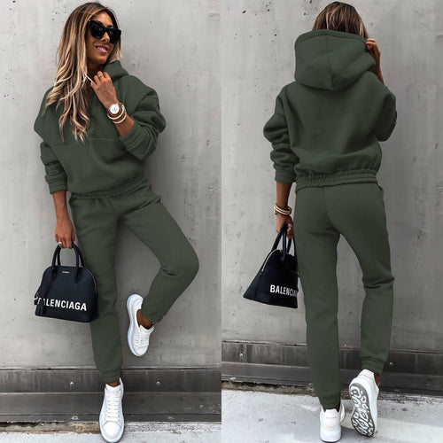 Casual women’s jogging set in soft material with high waist Amarae